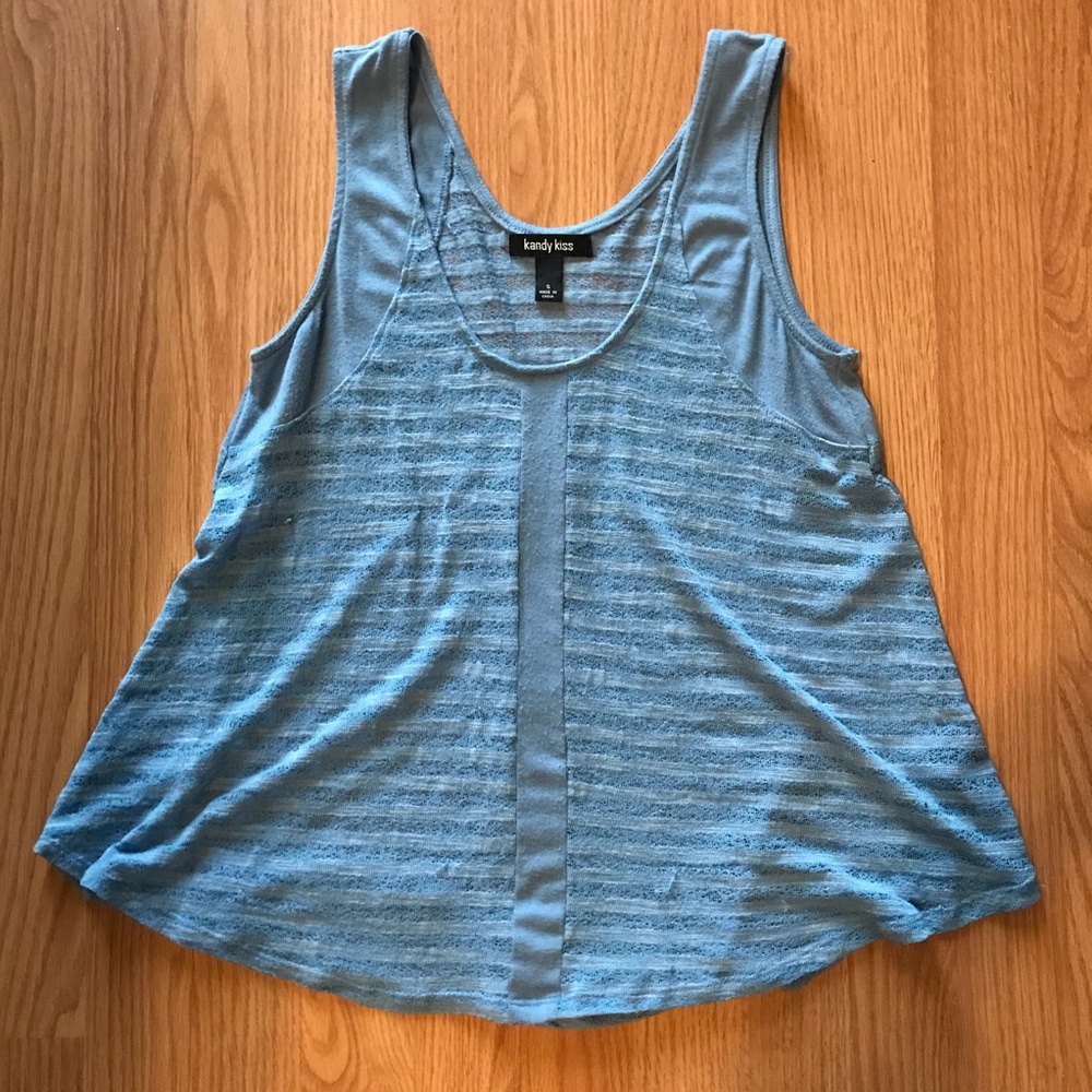Blue tank top